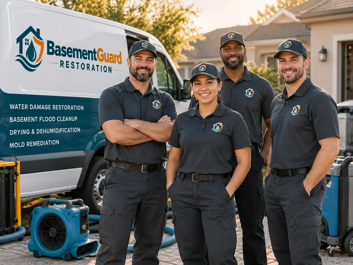 Basement Water Damage Restoration company in Ensign, KS